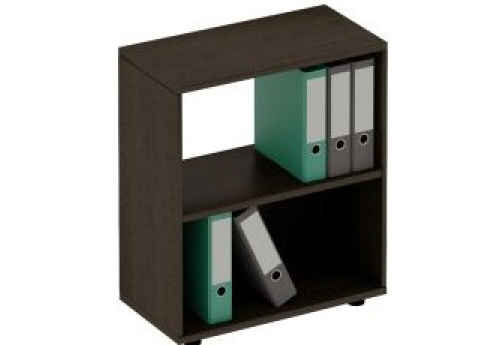 Стеллаж низкий широкий Тарли, цвет венге