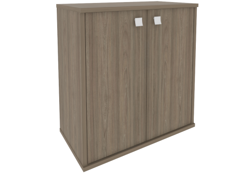 Шкаф низкий широкий закрытый, цвет вяз