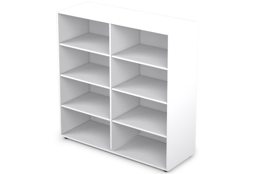 Стеллаж, цвет белый премиум