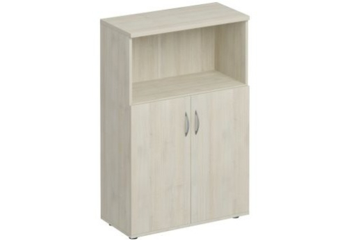 Шкаф для документов полузакрытый Прайм, цвет шамони светлый