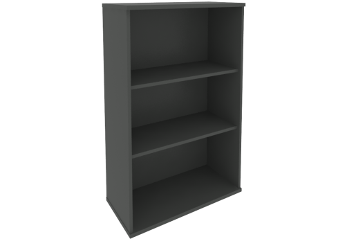 Стеллаж средний широкий Нотте, цвет антрацит