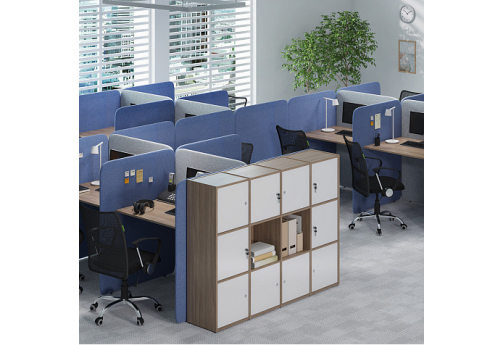 Локер 12 ячеек Локеры Спутник, цвет дуб аризона