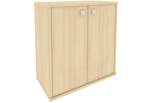 Шкаф низкий широкий закрытый, цвет акация