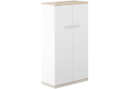 Шкаф 4 уровня Фламинго, цвет белый + акация