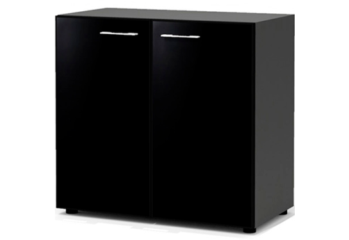 Шкаф низкий широкий со стеклом Адриатика, цвет антрацит