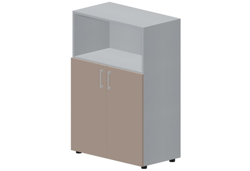 Шкаф средний с открытой полкой Киви, цвет тортора