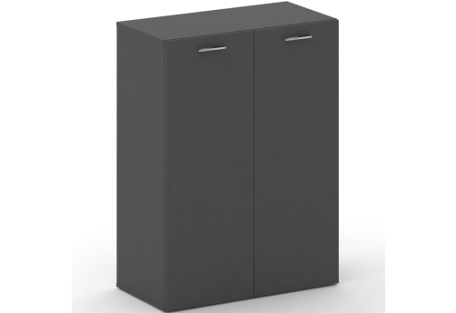 Шкаф широкий средний Милтон, цвет базальт