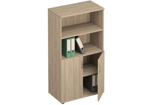 Шкаф для документов полузакрытый Тарли, цвет вяз светлый