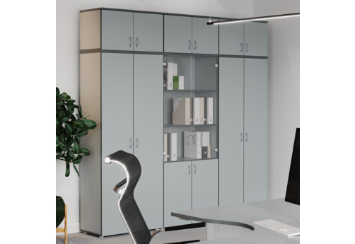 Группа шкафов Колибри, цвет светло-серый