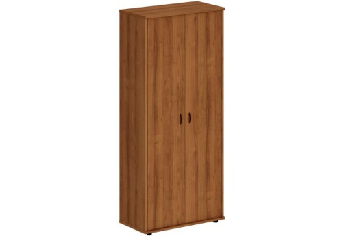 Шкаф закрытый высокий Мансберг, цвет орех