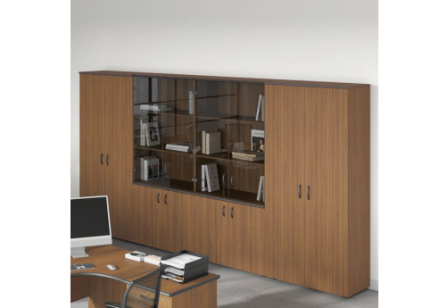 Группа шкафов Линси, цвет орех