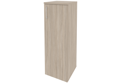 Шкаф средний узкий закрытый правый, цвет дуб аттик