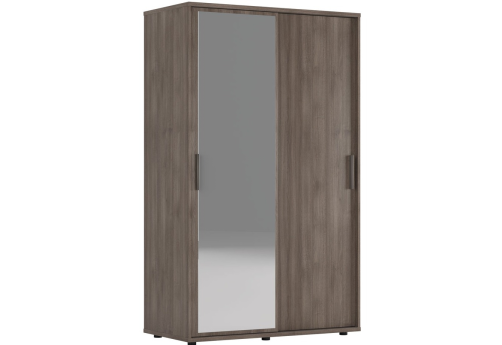 Шкаф-купе высокий, цвет дуб шамони темный