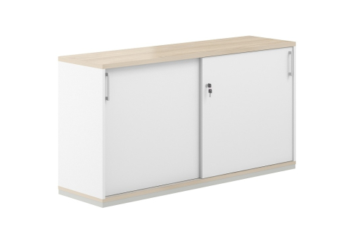 Шкаф-купе 2 уровня Фламинго, цвет белый + акация