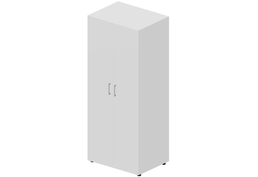 Гардероб глубокий Киви, цвет белый