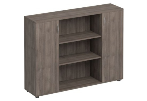 Шкаф комбинированный средний Прайм, цвет шамони темный