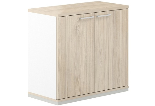 Шкаф 2 уровня Фламинго, цвет белый + акация