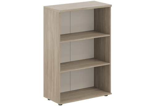 Стеллаж/корпус шкафа среднего с задней стенкой HDF Индиго Вуд, цвет дуб темный