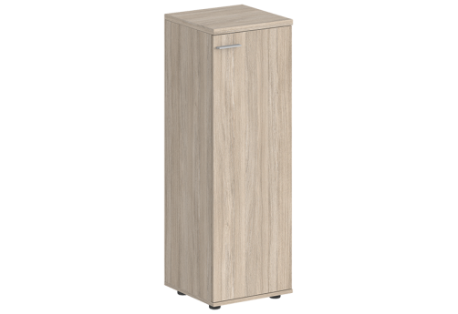 Шкаф средний с задней стенкой HDF правый Индиго Вуд, цвет дуб светлый