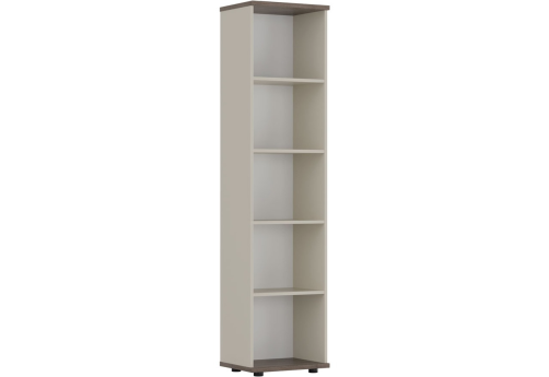 Стеллаж узкий, цвет дуб шамони темный