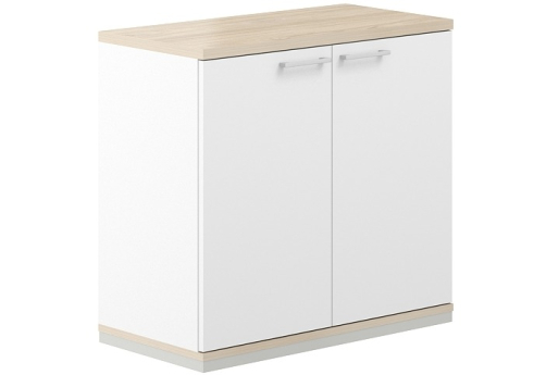 Шкаф 2 уровня Фламинго, цвет белый + акация