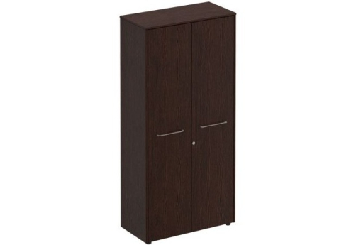 Шкаф закрытый высокий Эдвард, цвет венге