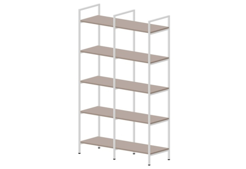 Стеллаж 2 секции Киви, цвет тортора