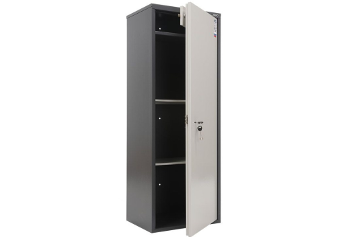 Шкаф бухгалтерский МФ1007, цвет графит + светло-серый