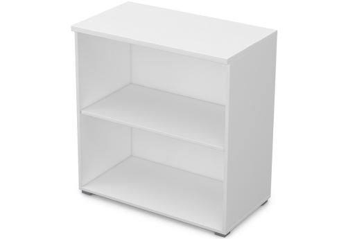 Стеллаж низкий Платинум Персонал, цвет белый премиум