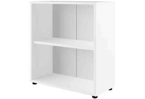 Стеллаж низкий, цвет белый