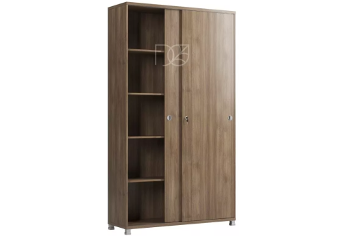 Шкаф-купе, цвет шамони темный