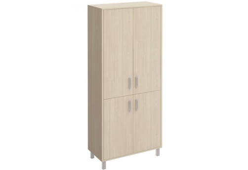 Шкаф высокий 4 двери Сидней, цвет дуб шамони