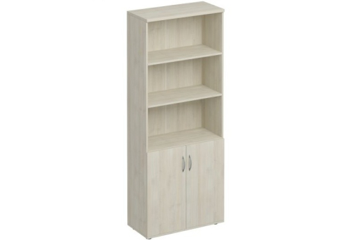 Шкаф для документов полузакрытый Прайм, цвет шамони светлый