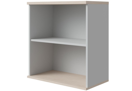 Стеллаж низкий, цвет светлый дуб