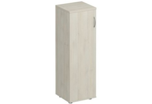 Шкаф для документов средний узкий закрытый Прайм, цвет шамони светлый