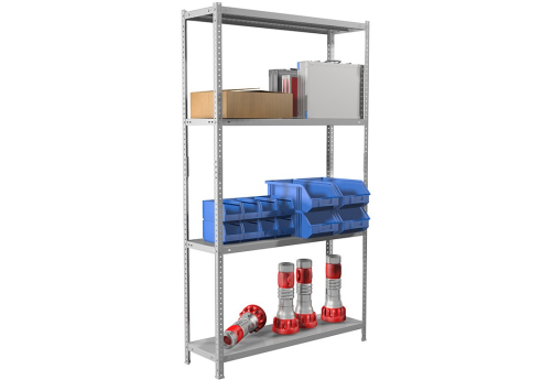 Стеллаж СФ1207, цвет серый