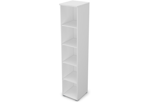 Пенал высокий открытый Платинум Персонал, цвет белый премиум