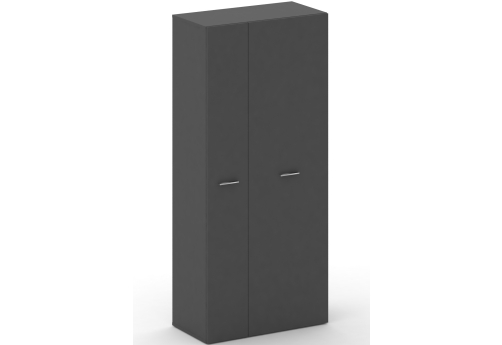 Гардероб широкий правый Милтон, цвет базальт