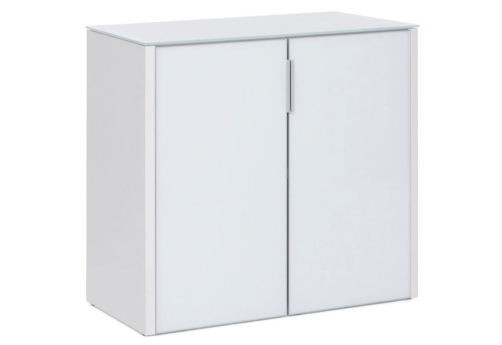 Шкаф низкий 2 двери Толедо, цвет белый