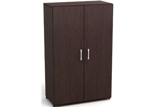 Шкаф низкий закрытый, цвет венге