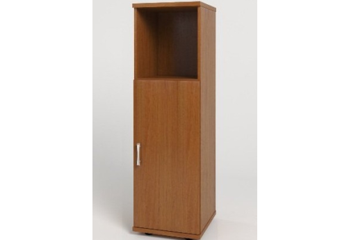 Шкаф средний узкий (1 открытая полка), цвет орех