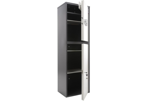 Шкаф бухгалтерский МФ1014, цвет графит + светло-серый