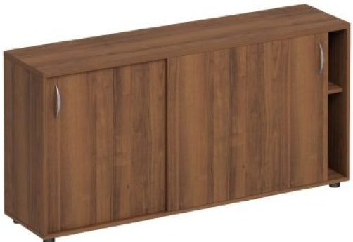 Шкаф-купе низкий Прайм, цвет орех