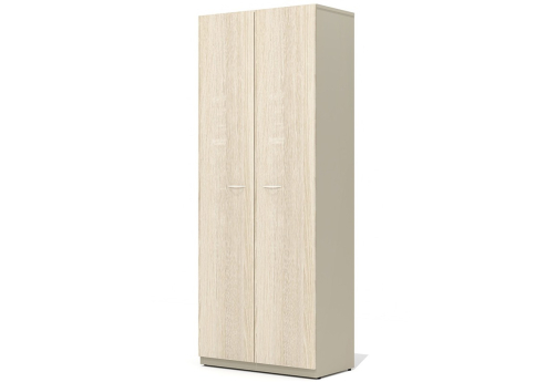 Шкаф высокий широкий закрытый Гардения Офис, цвет дуб сонома