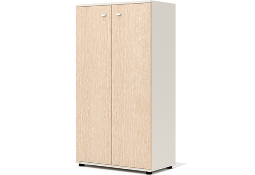Шкаф средний широкий закрытый Джерси, цвет дуб