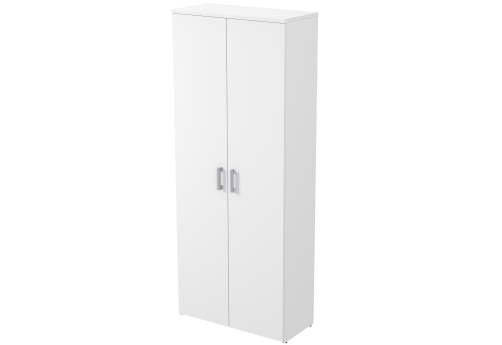 Шкаф высокий закрытый (2 двери) Сандора, цвет белый