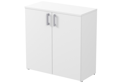 Шкаф низкий закрытый Сандора, цвет белый
