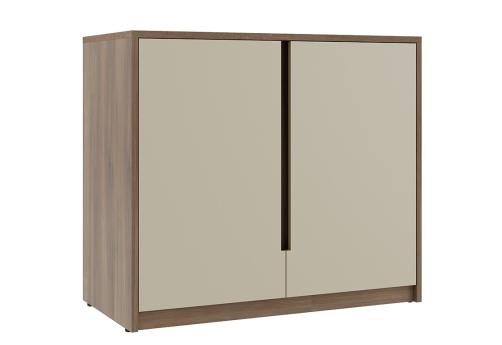 Креденция Модесто, цвет дуб капучино + бежевый