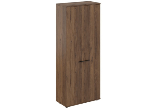 Шкаф высокий 2 двери (задняя стенка HDF) Индиго Вуд, цвет дуб модена