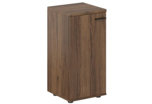 Шкаф низкий левый (задняя стенка ЛДСП) Индиго Вуд, цвет дуб модена